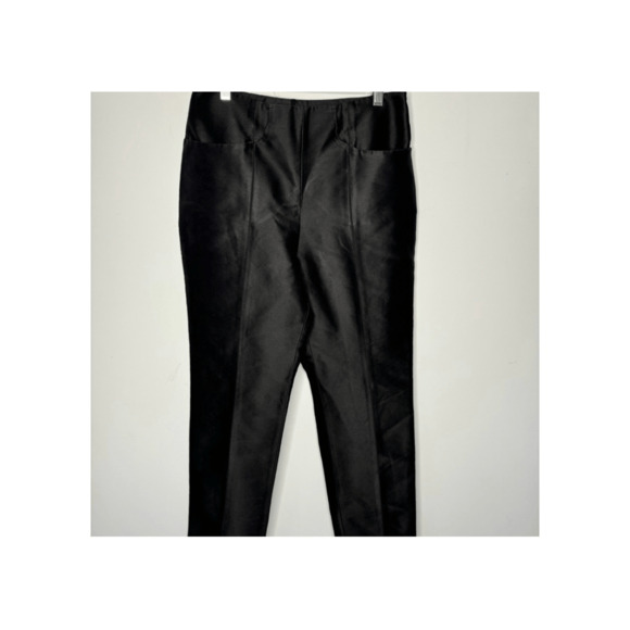 Vintage Yves St. Laurent Women’s 14 Harem Satin Casual Pants Trousers France - Picture 1 of 16